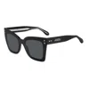 Isabel Marant 52mm Flared Rectangular Sunglasses In Neutral