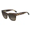 Isabel Marant 53mm Gradient Rectangular Sunglasses In Brown