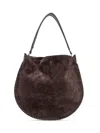 Isabel Marant Oskan Hobo Soft Bag In Suede Brown In Brown
