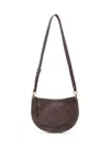 Isabel Marant Oskan Soft Zip Bag In Suede Brown In Brown