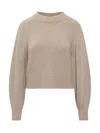 Isabel Marant Wool And Cashmere Pullover In Brown