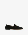 Isabel Marant Iseri Embellished Suede Loafers In Black