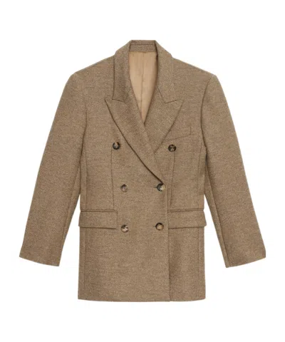 Isabel Marant Isidora Flecked Wool Coat
