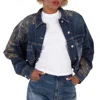 Isabel Marant Isleya Embroidered Denim Jacket