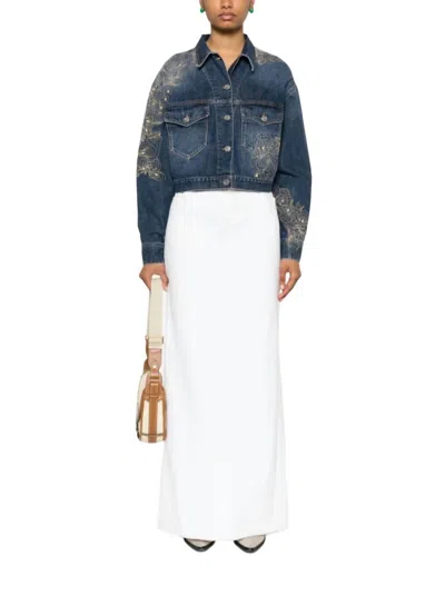 ISABEL MARANT ISLEYA JACKET IN BLUE