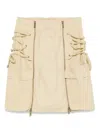 Isabel Marant High-waisted Drawstring Mini Skirt With Side Pockets