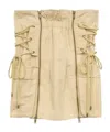 Isabel Marant "iteli" Skirt In Neutral