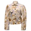 Isabel Marant Itora Printed Jacket In Brown Cotton