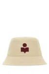 Isabel Marant Haley Cotton Embroidered Bucket Hat In Ecrured