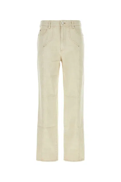 Isabel Marant Ivory Cotton Javi Pant