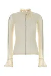 Isabel Marant Ivory Stretch Crochet Sarah Top In Neutral