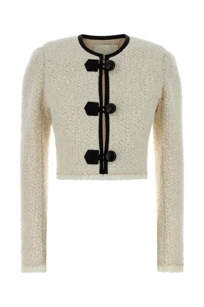Isabel Marant Women Ivory Tweed Boucle Gradilia Blazer In Neutral