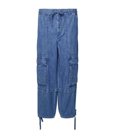 Isabel Marant Ivy High-rise Wide-leg Jeans In Blue