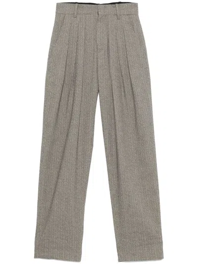 Isabel Marant Iwena Trousers In Neutrals