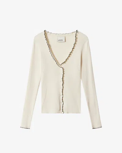 Isabel Marant Izae Cardigan In White