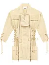 Isabel Marant Izarra Mini Dress In ニュートラル