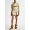 Isabel Marant Izarra Mini Dress In Ecru