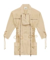 Isabel Marant Izarra Mini Dress In Nude