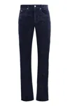 Isabel Marant Corduroy Trousers With Belt Loops And Metal Buttons