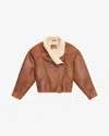Isabel Marant Blondine Puffer Jackets Brown