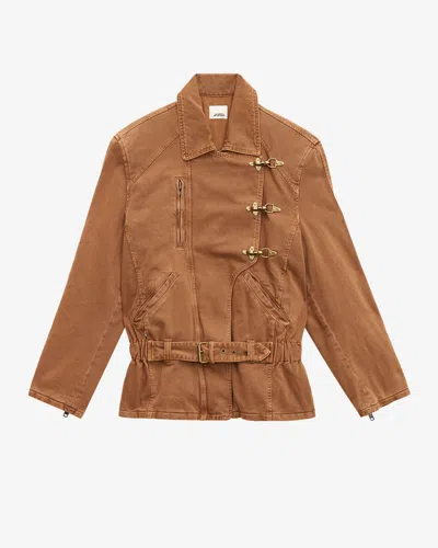 Isabel Marant Caitlyn Jacket In Brown