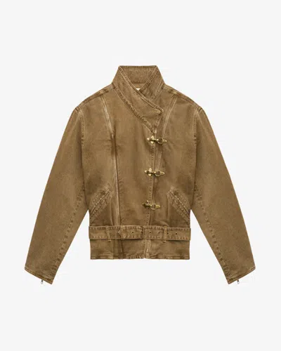 Isabel Marant Celie Jacket In Bronze