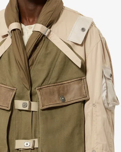 Isabel Marant Gilson Jacke Mit Schalkragen In Green