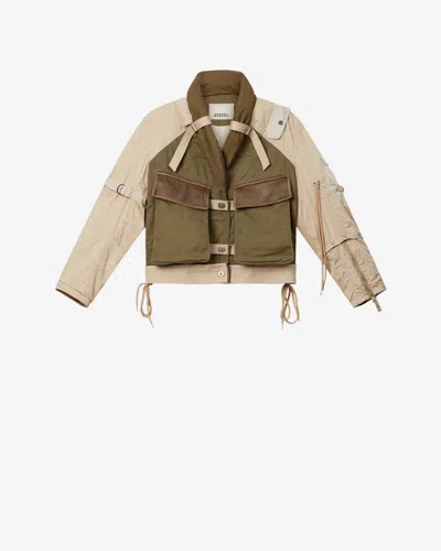 Isabel Marant Julissa Military-jacke In Brown