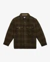 Isabel Marant Kervey Checkered Virgin Wool Jacket In Brown