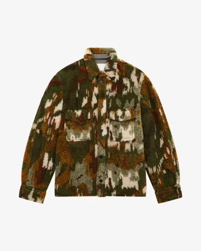 Isabel Marant Kervon Jacket In Khaki