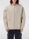 Isabel Marant Hooded Fleece Jacket Front Pockets In Grau