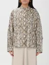 Isabel Marant Floran Printed Shirt In Beige