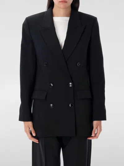 ISABEL MARANT BLAZER ISABEL MARANT WOMAN COLOR BLACK,H22745002