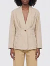 Isabel Marant Soraya Linen-silk Blazer In Neutral