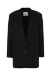 Isabel Marant Black Stretch Polyester Blend Oceany Blazer
