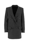 Isabel Marant Dark Grey Wool Isidora Blazer In Grey