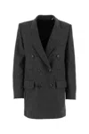 Isabel Marant Dark Grey Wool Isidora Blazer In Grey