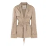 Isabel Marant Beige Cotton Loetiza Casual Jacket In Beige