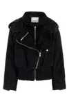 Isabel Marant Giubbino Aneli In Denim Nero Donna In Black