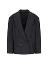 Isabel Marant Double-breasted Blazer In Black