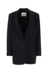 Isabel Marant Oceanic Stretch Polyester Blend Blazer In Black