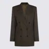 Isabel Marant Longline Blazer Featuring Button Detailing In Brown