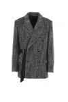 Isabel Marant Double-breasted Coat Featuring Belt Detail In Gray