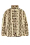 Isabel Marant Madeo Oversize Fleece Jacket In Printed