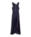 Isabel Marant Jadelia Silk-blend Satin Midi Dress In Purple