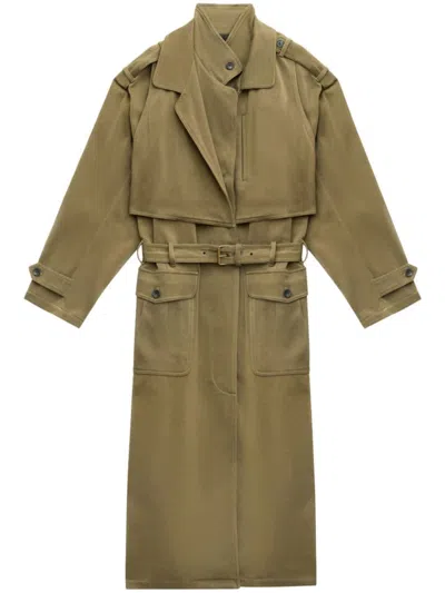 Isabel Marant Jaida Coat In Green