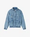 Isabel Marant Jakito-ga Denim Jacket In Blue