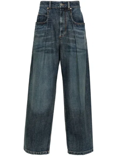 Isabel Marant Janael Wide-leg Jeans In 蓝色