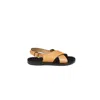 Isabel Marant Jane Low Sandals In Tan Smooth Leather