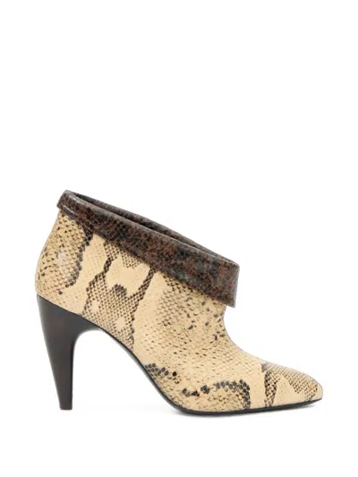 Isabel Marant Janela Ankle Boots In Multi